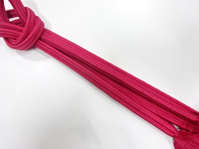 JAPANESE KIMONO / INTANGIBLE CULTURAL PROPERTY HAND-TIED OBIJIME MADE 